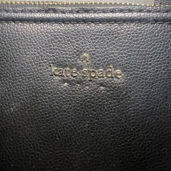 Kate Spade Patterson Drive Pebbled Leather Dome Satchel Black Designer Handbag - Picture 7 of 14